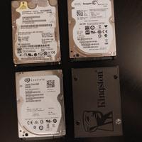 3 HARD DISK + 1 SSD 240GB