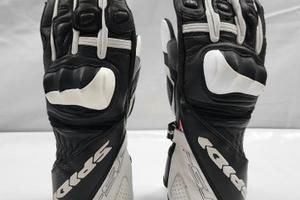 SPIDI GUANTO STS R2 PELLE DONNA BIANCO NERO taglia