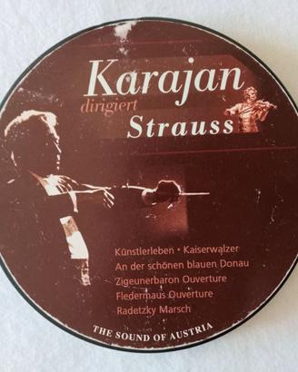 CD Karajan dirigiert Strauss. Herbert von Karajan.