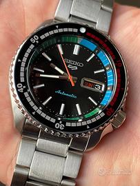 Seiko 5 sports full set nuovo automatico acciaio