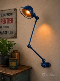 Lampada Industriale Jieldè Anni 50 vintage Francia