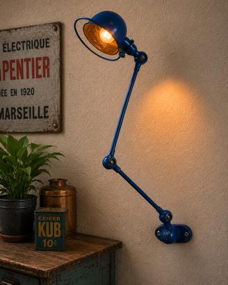 Lampada Industriale Jieldè Anni 50 vintage Francia