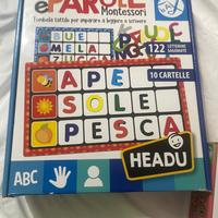 Montessori headu GIOCO EDUCATIVO