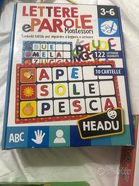 Montessori headu GIOCO EDUCATIVO