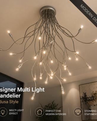 Lampadario di lusso design moderno multi luce