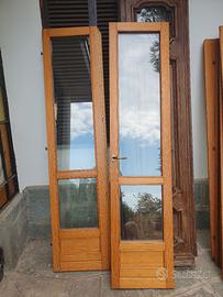 porte finestre in legno con doppio vetro