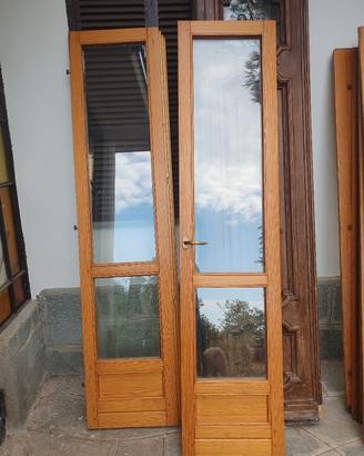 porte finestre in legno con doppio vetro