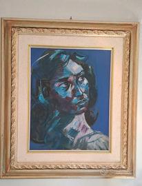 QUADRO OLIO SU TELA, PITTORE " LUIGI VOLTOLINA ".