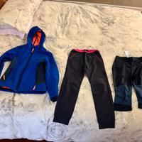 Giacca+panta lungo+panta corto CMP trekking