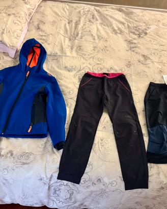Giacca+panta lungo+panta corto CMP trekking