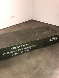 Cassa baule militare vintage