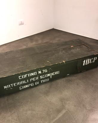Cassa baule militare vintage