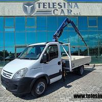 IVECO DAILY 35C12 GRU E CASSONE FISSO 360X210