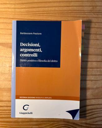 Decisioni argomenti controlli Pastore Giappichelli