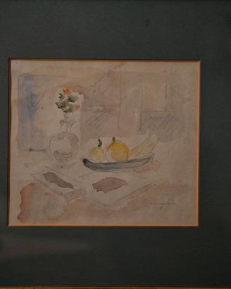 Pio Semeghini quadro acquerello con autentica