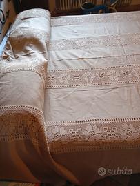 copripiumino matrimoniale filet vintage