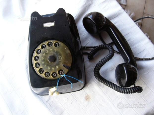 Telefono Fisso Rotativo Anni '70 – Stile Vintage, Suoneria Classica, Compatibile Con Rete Moderna | Grigio