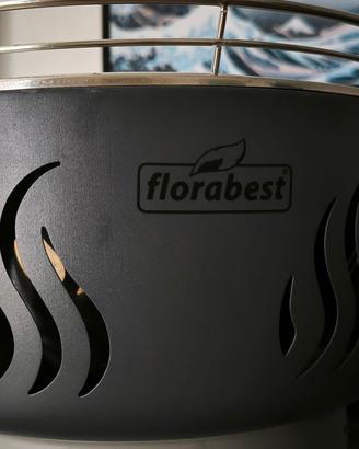 Barbecue a Carbone con Ventilazione Attiva Florabe