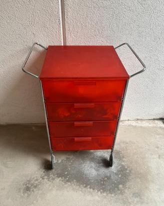 Mobiletto Kartell Mobil 4 arancione