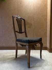 Sedia in legno vintage – da restaurare