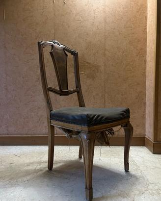 Sedia in legno vintage – da restaurare