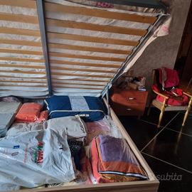 letto contenitore e materasso