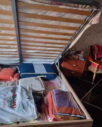 letto contenitore e materasso