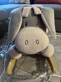 NATTOU - Dondolo elefante (peluche + base legno)