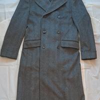 Cappotto stile militare in lana taglia 52