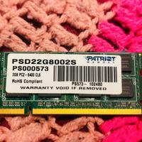 Ram - ddr2 - 2Gb - patriot