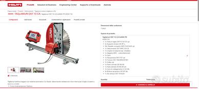 Macchina tagliamuri hilti