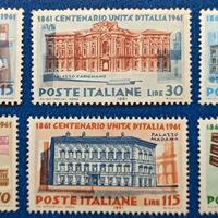 ITALIA REPUBBLICA 1961 Centenario unità d'Italia