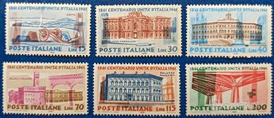 ITALIA REPUBBLICA 1961 Centenario unità d'Italia