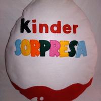 cuscino uovo Kinder 