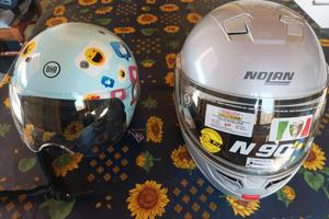Casco moto adulto e bambino