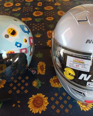 Casco moto adulto e bambino
