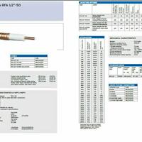 Draka coaxial cable rfa 1/2"- 50bhf cavo coassiale