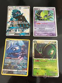 Carte Pokemon rare e GX - Lotto 6