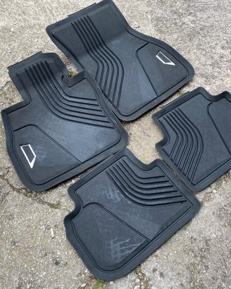 Set 4 tappeti gomma originali BMW SERIE 1
