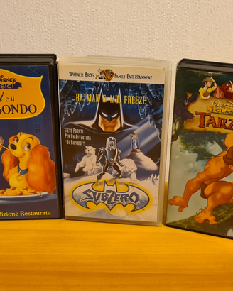 Videocassette VHS originali