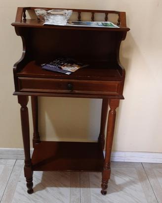 Mobiletto svuotatasca in legno