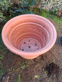 Vaso rotondo grande per giardino da 80cm