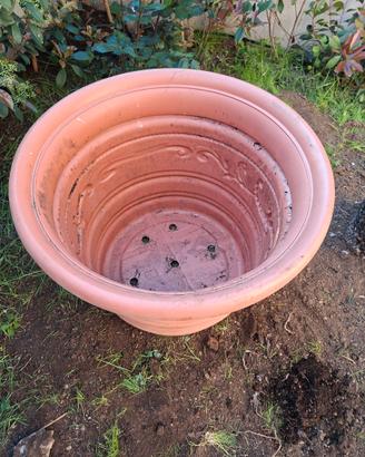 Vaso rotondo grande per giardino da 80cm