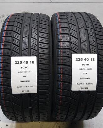 2 GOMME 225 40 18 TOYO BR1330