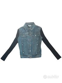 giacca in denim e lana MOSCHINO