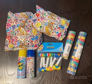 Coriandoli e stelle filanti