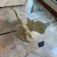 Tavolino Target in vetro