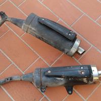 terminali di scarico silenziatori Aprilia pegaso 
