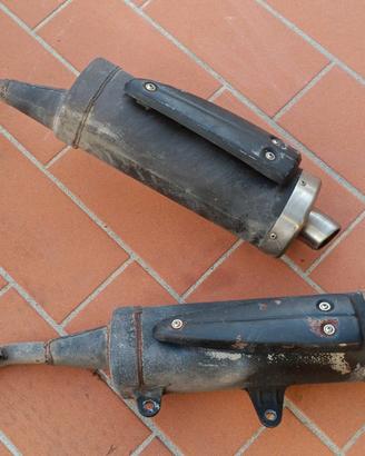 terminali di scarico silenziatori Aprilia pegaso 