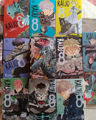 Manga Kaiju n.8 vol 1-11